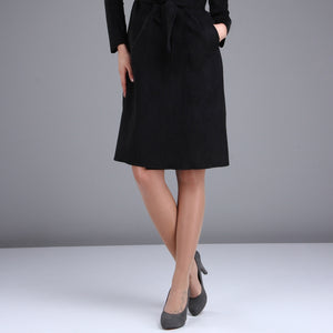 Nubuck Black Long Jacket