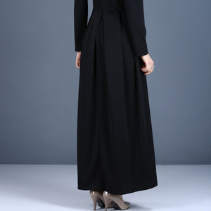 Zipped Black Dress