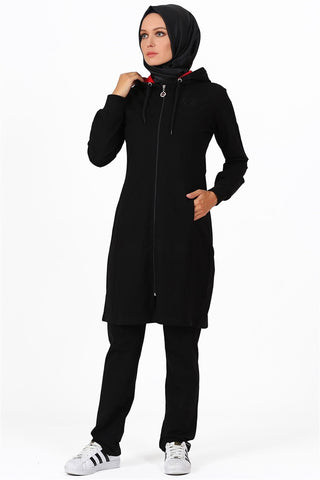 Black Modest Training Tunic Set