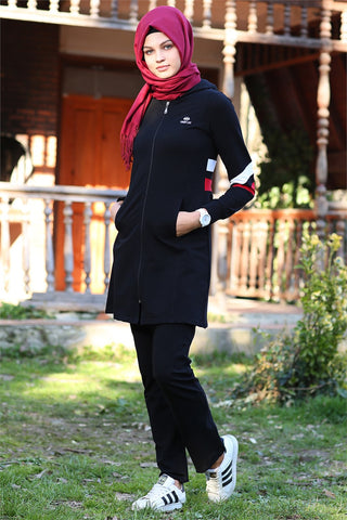 Black Veriling Tracksuit