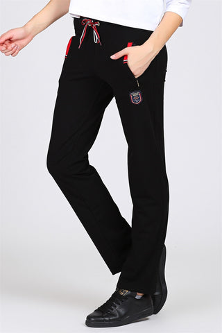 Crested Women's Black Sweatpants