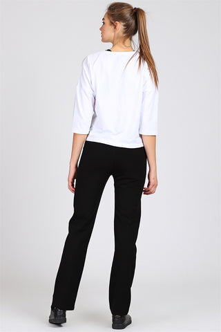 Crested Women's Black Sweatpants