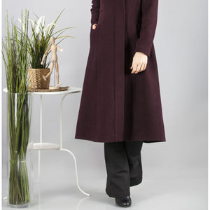 Hooded Maroon Cachet Cap