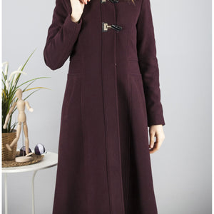 Hooded Maroon Cachet Cap