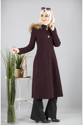 Hooded Maroon Cachet Cap