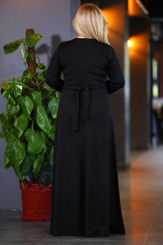 Big Size Black Dress