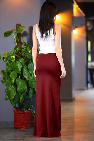 Long Red Skirt