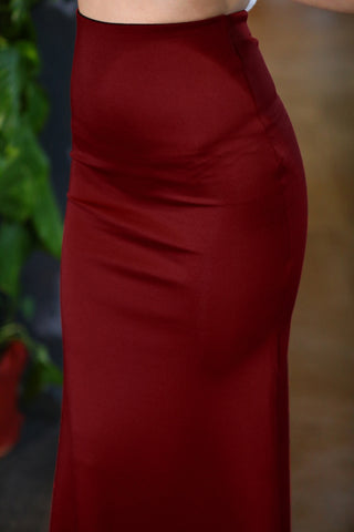 Long Red Skirt