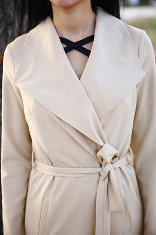 Long Beige Jacket