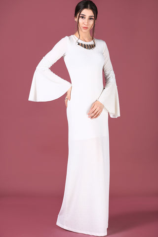 Ecru Evening Dress