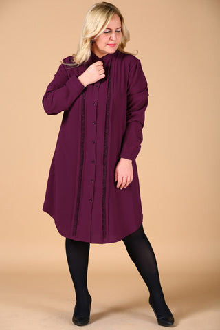 Oversize Maroon Tunic & Dress