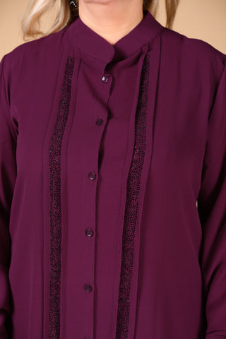 Oversize Maroon Tunic & Dress