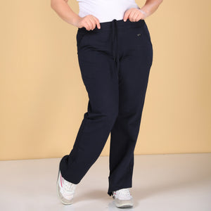 Pocketed Navy Blue Sweatpants