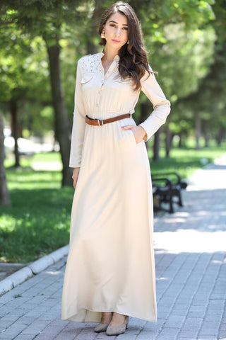Creme Dress