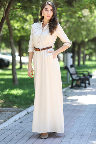 Creme Dress