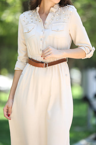 Creme Dress