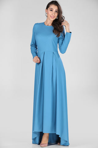 Zipped Indigo Dress