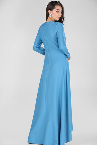 Zipped Indigo Dress