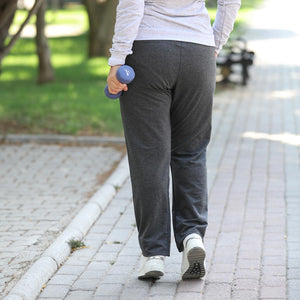 Banded Waist Anthracite Sweatpants