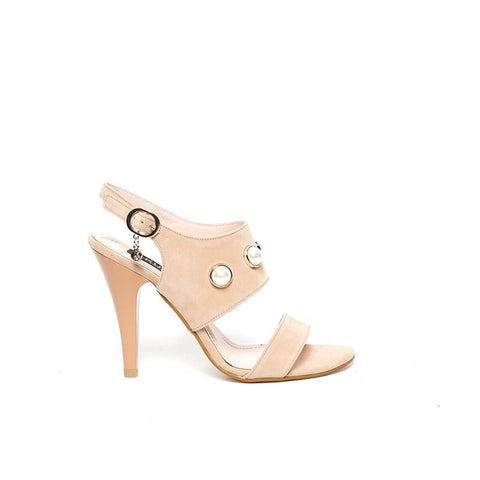 Powder Rose Women's Leather Stiletto