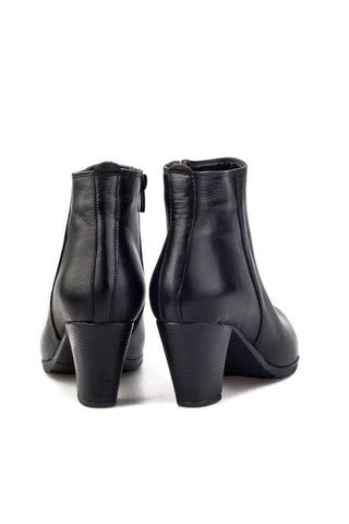Women's Black Leather Boots