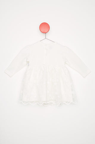 Girl's Lace Ecru Dress