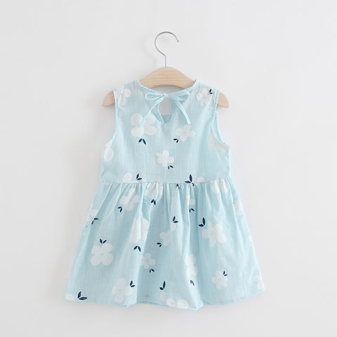 Toddler Girls Summer Sleeveless Dress