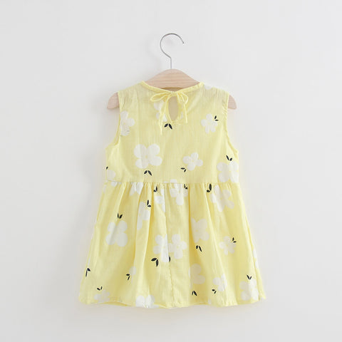 Toddler Girls Summer Sleeveless Dress
