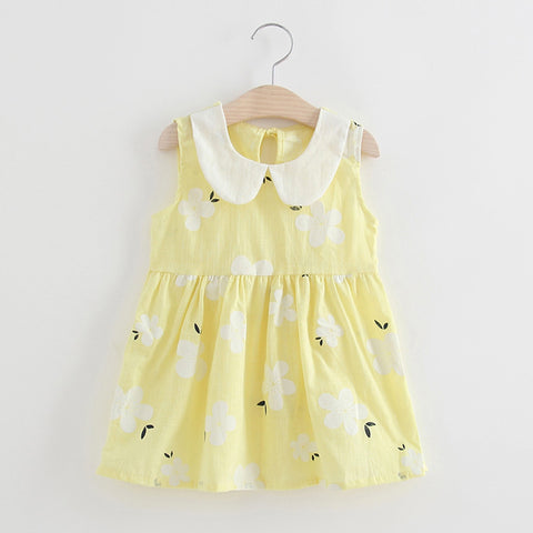Toddler Girls Summer Sleeveless Dress