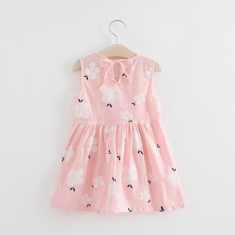 Toddler Girls Summer Sleeveless Dress