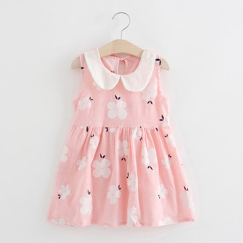 Toddler Girls Summer Sleeveless Dress